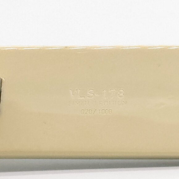 NEW VALENTINO SUNGLASSES VLS-178E IVORY/BLUE OVAL WOMEN EYEWEAR main image 4